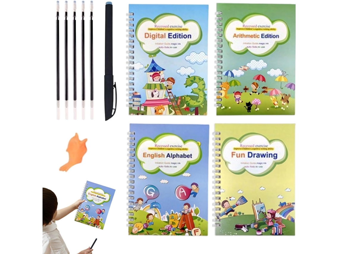 De la escritura lluviosa a | Ejercicios numéricos de escritura lluviosa, para profesores, niños, Gokoco