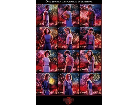 Póster GF Stranger Things Bohaterowie (61x91.5 cm)