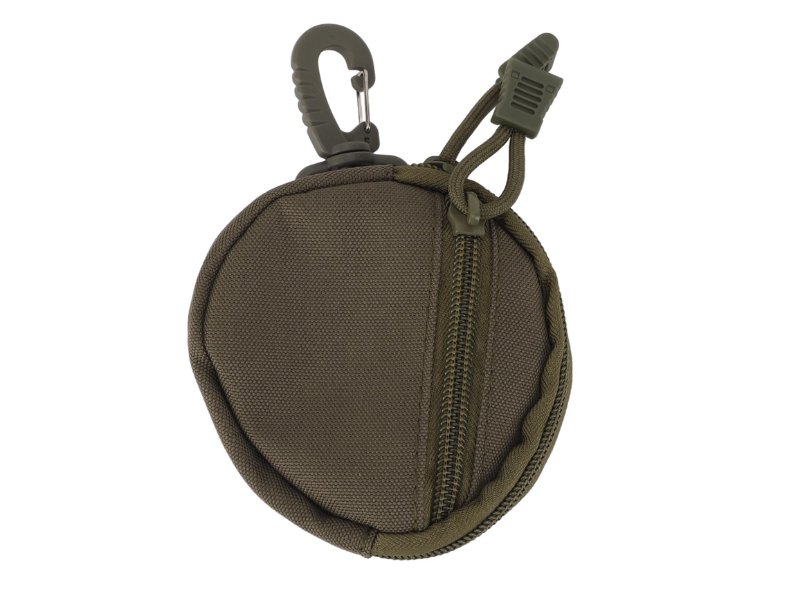 Monedero Multifuncional De Gran Capacidad, Moderno, Pequeño, Con Llavero, Para Hombre, Con Cremallera, Color Verde