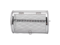 Cesta Rodante De Acero Inoxidable Para Barbacoa, Ideal Para Verduras, Frutos Secos Y Frutas.