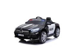Coche Eléctrico Infantil Policía Mercedes-benz Sl500 Con Mando Parental Y Bluetooth