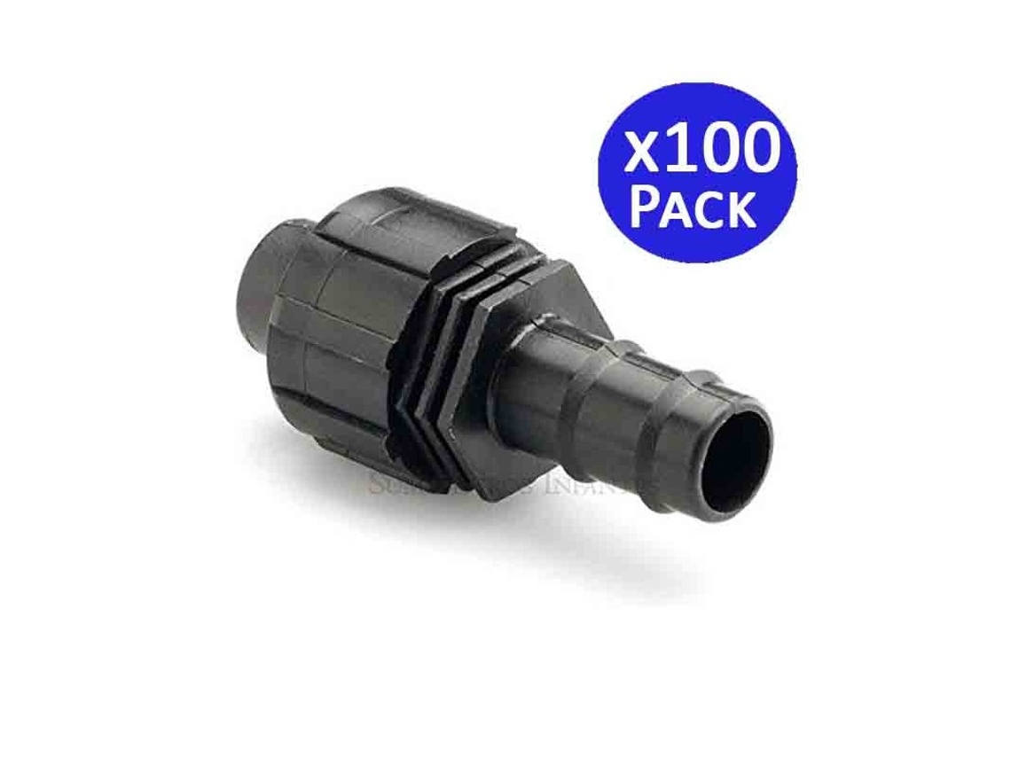 Union Cinta de Riego a Tubo Goteo 16Mm Pack 100 SUINGA