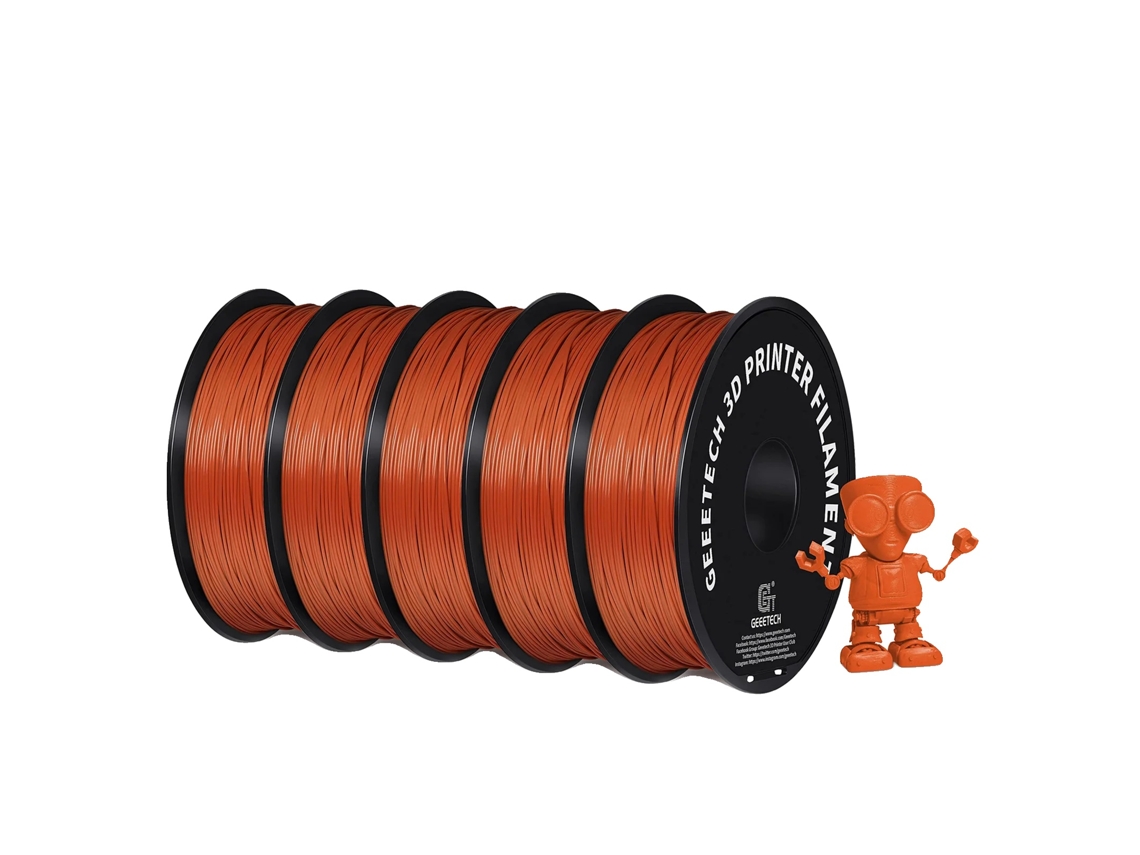 Filamento para impresora 3D, PLA, compatibilidad versátil, color marrón OEM