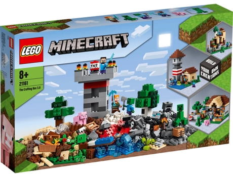 LEGO Minecraft: La Caja de Artesanía 3.0 (Edad Mínima: ‍8 - 564 Piezas)