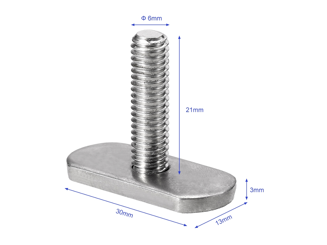 6 Tornillos De Acero Inoxidable Para Accesorios De Rieles De Kayak, Canoa Y Bote M6