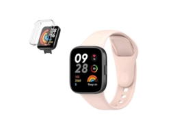 Kit Funda 360 Protección de Impacto Brazalete SmoothSilicone PHONECARE para Xiaomi Redmi Watch 3 Active - Rosa