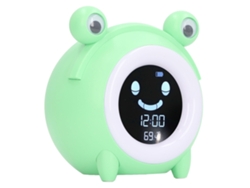 Reloj Despertador Infantil Con Luz Nocturna, Diseño De Animales De Dibujos Animados, Para El Aprendizaje Del Sentido De La Hora.