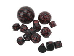 Juego De Dados Poliédricos De Acrílico, 15 Piezas, De D3 A D100, Para Juegos De Rol De Mesa.