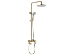 Columna De Ducha Oro Cepillado (oro Mate) Sc008 Colección Scamandre