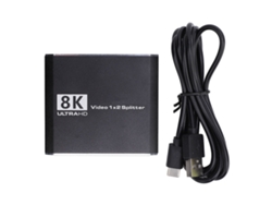 Conmutador Hdmi (2 Entradas 1 Salida 8k 60hz) Selector De Conmutador Hdmi De 2 Puertos Ultra Hd