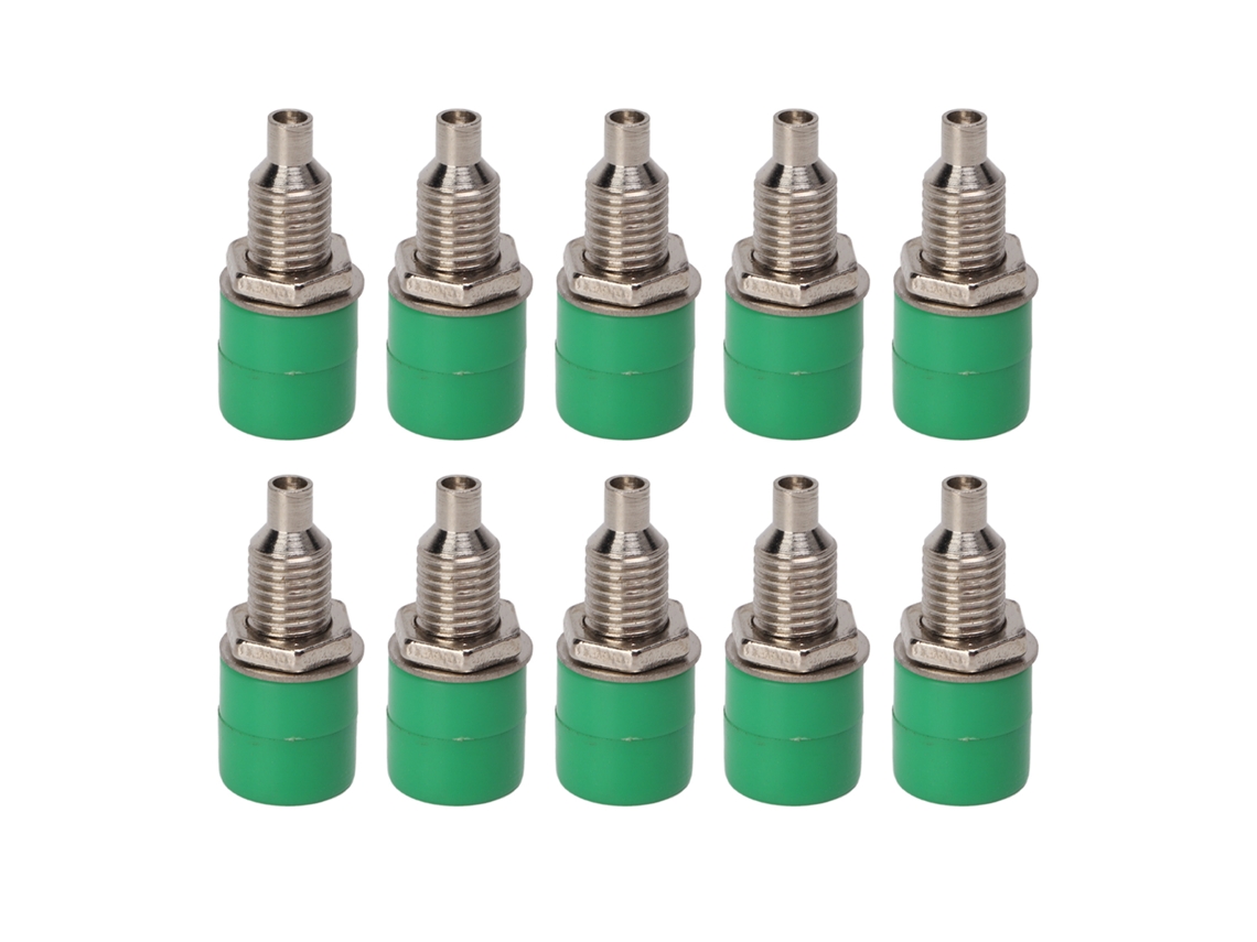 10 Piezas De Pines De Conexión Con Buen Aislamiento, Capacidad De Sobrecarga Estable, Flexibles, Conector De Panel M5 De 2,5 Mm Para Uso Industrial.