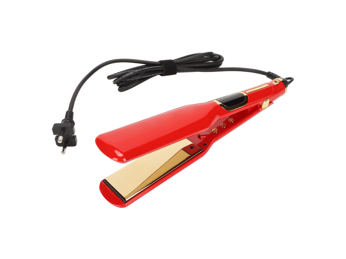 Plancha De Pelo Eléctrica Profesional Con Función De Rizado Y Alisado Para Salones De Belleza, Color Rojo.