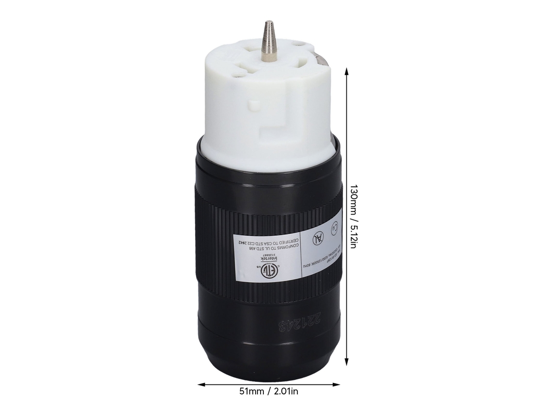 2026as-conector Hembra De Girable 50a Nema Ss2‑50r Para Generador Rv 125v 250v Ac