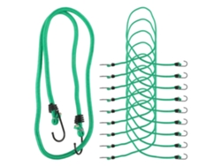 10 Cuerdas Elásticas Con Ganchos, Cuerdas Elásticas Para Acampar, Correas De Sujeción De Equipaje
