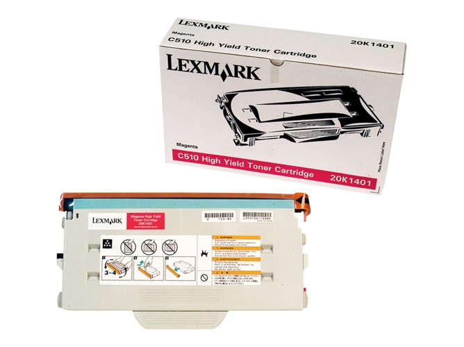 Tóner LEXMARK 20K1401 Magenta