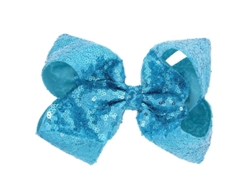 Lazos Para El Cabello De Niña Con Diamantes De Imitación, Pinzas Grandes Para El Cabello De 20 Cm, Accesorios De Cocodrilo (azul Marino)