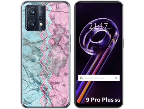 Carcasa para Realme 9 Pro Plus 5G TUMUNDOSMARTPHONE Dibujos Mármol 08 Multicolor