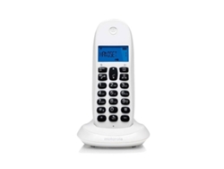 Teléfono fijo inalámbrico Motorola C1001cb blanco