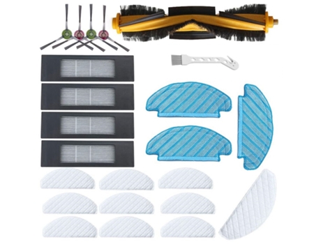 23 unids/set filtro de Cepillo Lateral de cepillo principal para aspiradora Ecovacs Deebot Ozmo T8