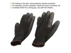 10 Pares De Luvas De Trabalho Antiestáticas Revestidas Com Pu Ferramentas De Segurança 9l