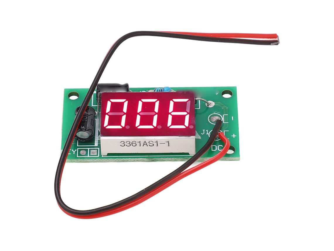 Módulo Contador De Potencia De 3 Dígitos Con Pantalla De Tubo Rojo, Batería Y Memoria Qf-mc03-1 16-26v