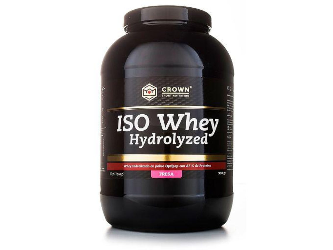 Complemento Alimentar CROWN SPORT NUTRITION CROWN SPORT NUTRITION Iso Whey Hydrolyzed 918 G Chocolate