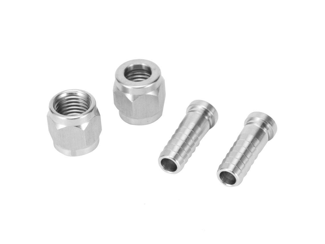 2 Juegos De Conectores De Tuerca De Púas De Acero Inoxidable De 8 Mm (1/4") Y 5/16" Para Elaboración Casera De Cerveza