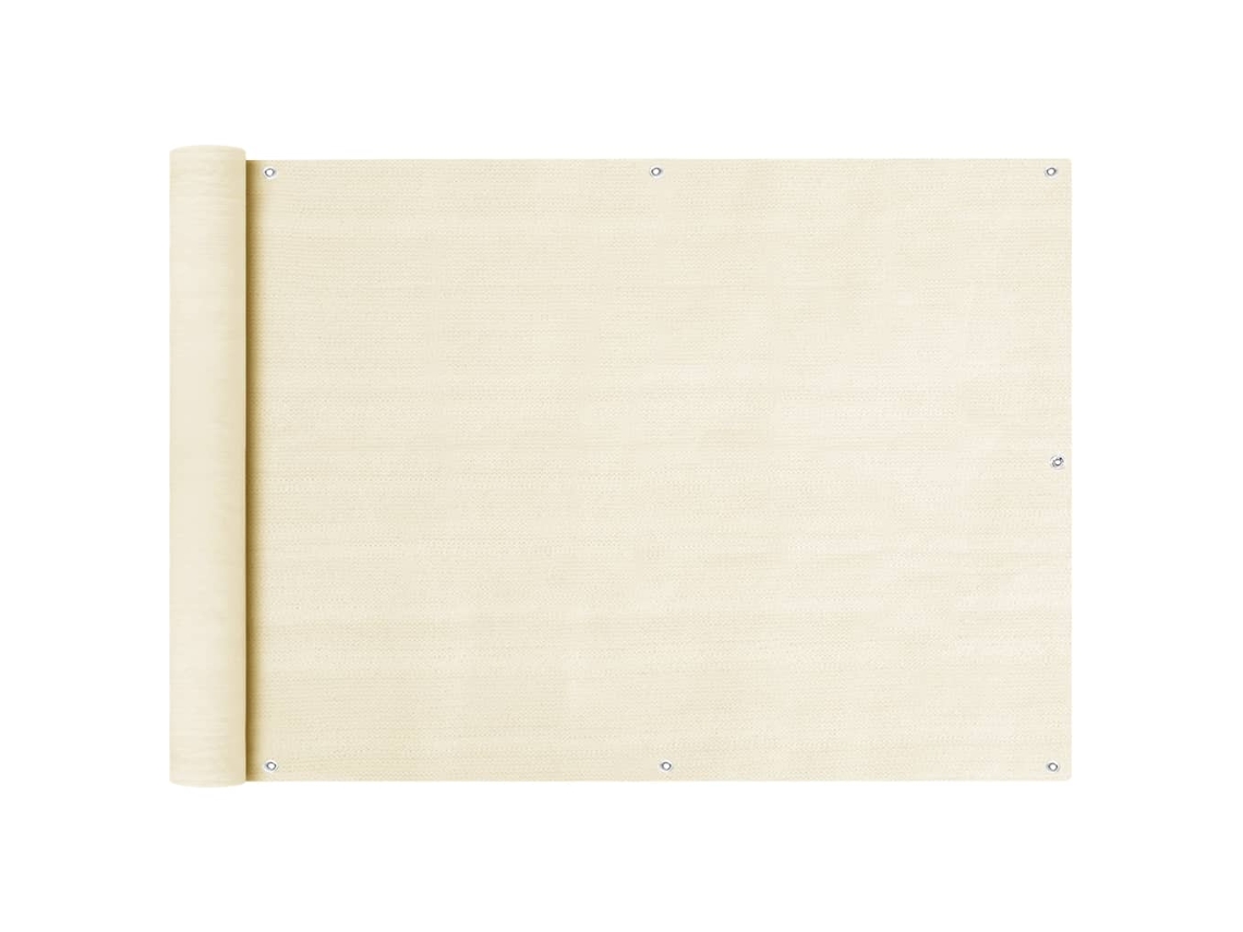 Toldo para balcón VIDAXL Crema (75x500 cm)