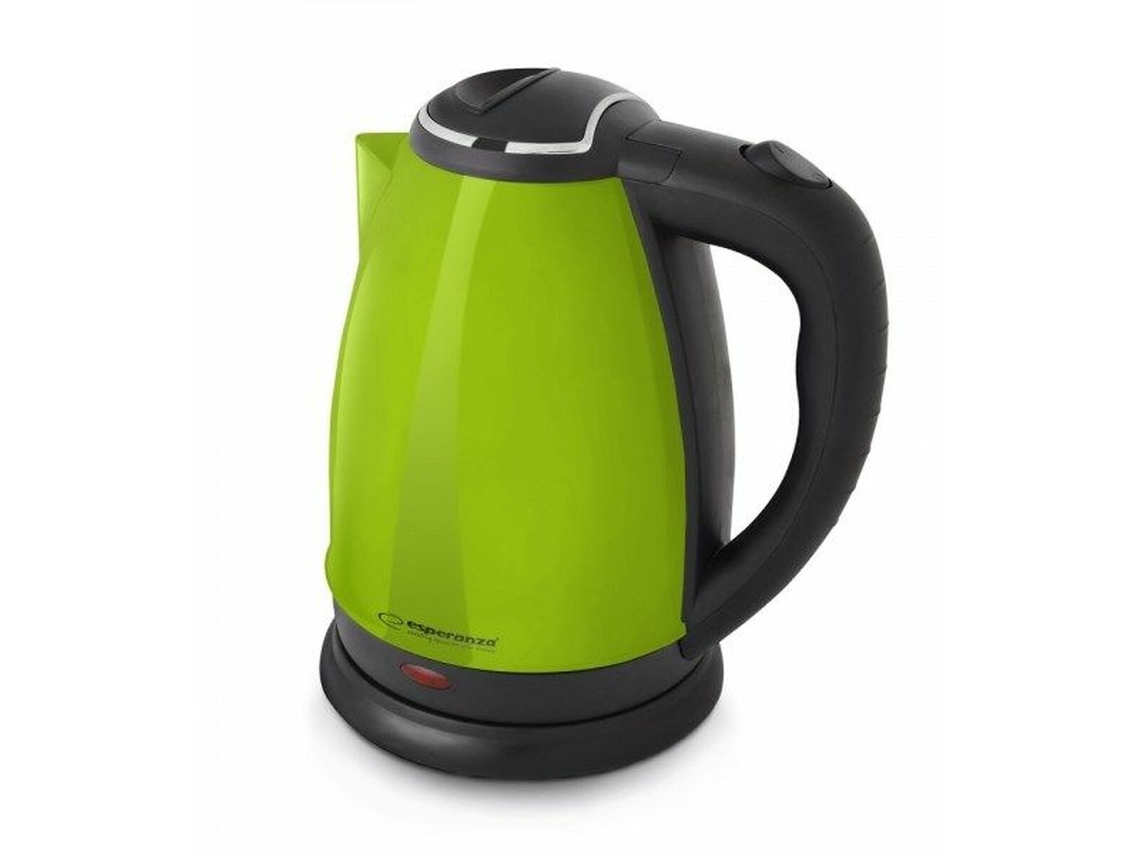 Hervidor ESPERANZA EKK113G Negro Verde plástico,acero inoxidable 1800 W 1,8 L