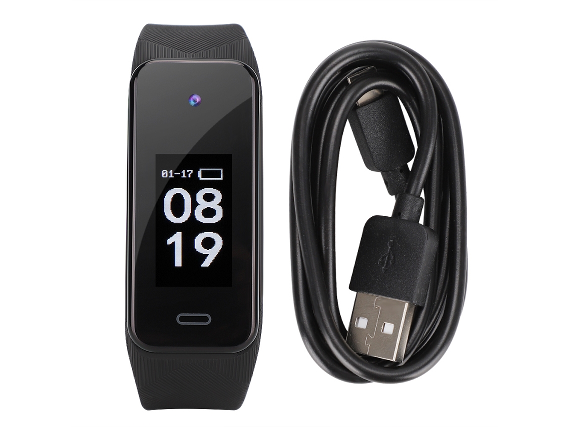 Pulsera Inteligente De Video Grabación De Audio Y Video Pantalla Hd 280mah Soporte Para Tarjeta Tf De 128g