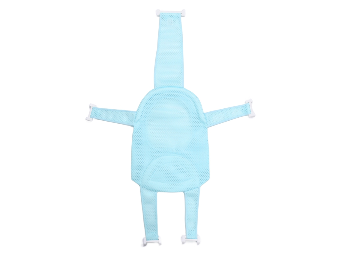 Malla Antideslizante Para Bañera De Bebé, Universal, Con Soporte De 5 Puntos, Azul Claro.