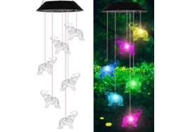 Yncm2026-lámparas Led Solares Campanas De Viento Para Jardín Decoración Exterior Impermeable