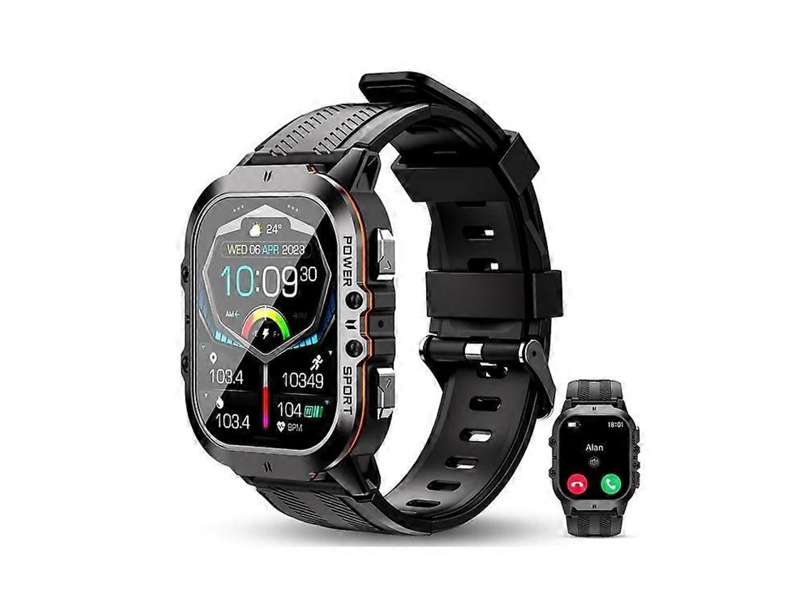 Reloj inteligente resistente para exteriores Oukitel BT20 de 1,96 pulgadas. Bicicleta eléctrica Ly