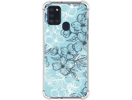 Carcasa Samsung Galaxy A21s TUMUNDOSMARTPHONE Dibujos Antigolpes Flores 03 Multicolor