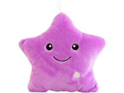 Cojín De Almohada Con Forma De Estrella Led, Luz Nocturna Led Luminosa, Almohada De Peluche Con Forma De Estrella, Juguetes Suaves De Peluche