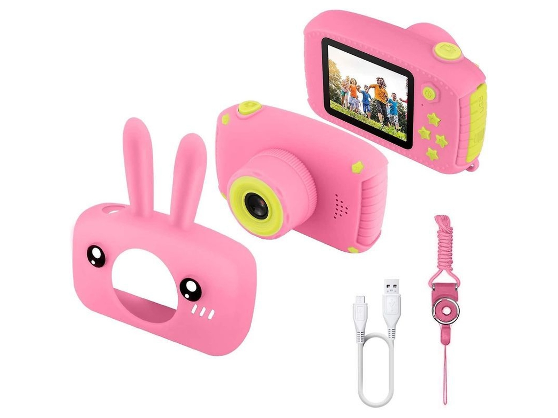 Cámara Infantil, Mini Videocámara Digital Recargable Y Resistente A Los Golpes, Foto/vídeo Hd 1080p.