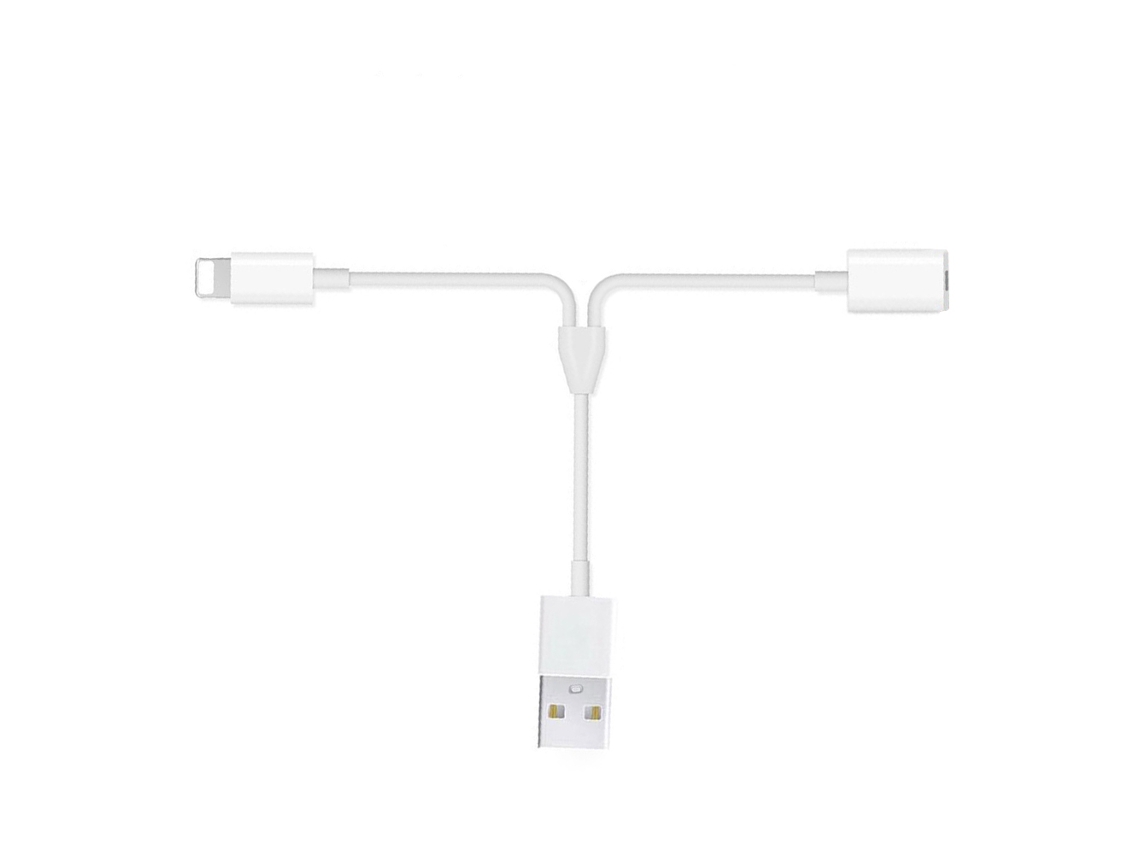 Cable De Carga Usb 2 En 1 Para Ios Pen Y Accesorios Para Iphone Pro, 1 M, Plástico.