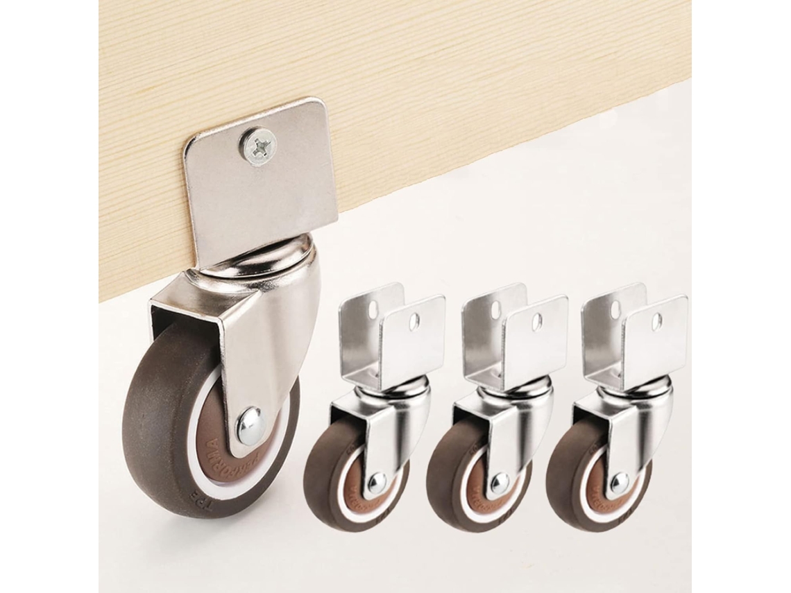 Ruedas Soporte 50 Mm 16 Mm Giratorias Universales Para Muebles