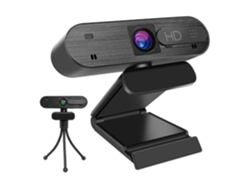 Cámara web con micrófono para PC, cámara web 1080P FHD con cubierta de privacidad, cámaras web Plug and Play para clase en línea de computadora CHRONUS
