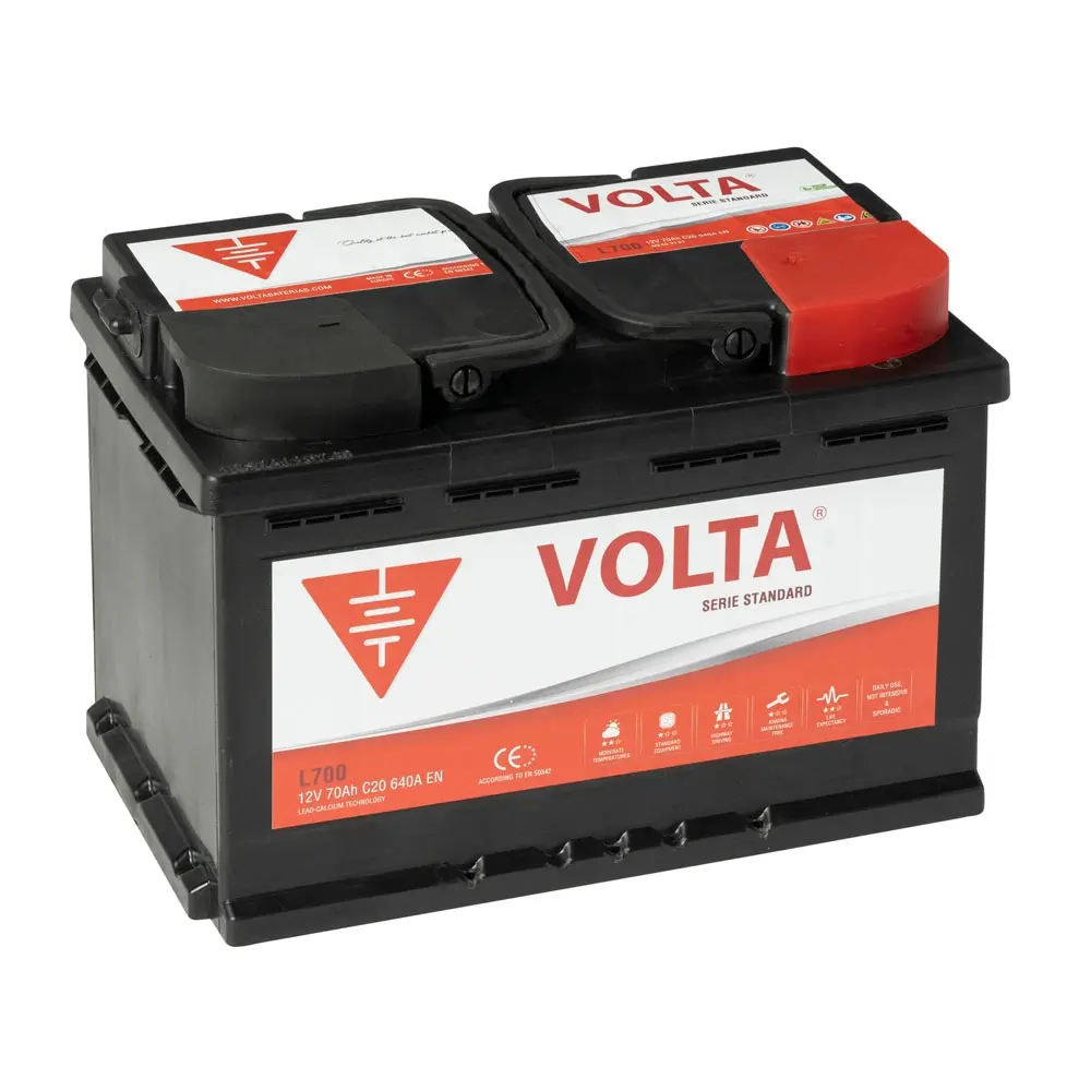 Batería de Coche VOLTA BATERIAS 70Ah 640A Standard L700D