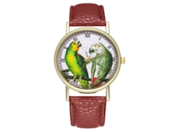 Reloj De Cuarzo Clásico Casual Unisex Para Parejas Regalo (café)