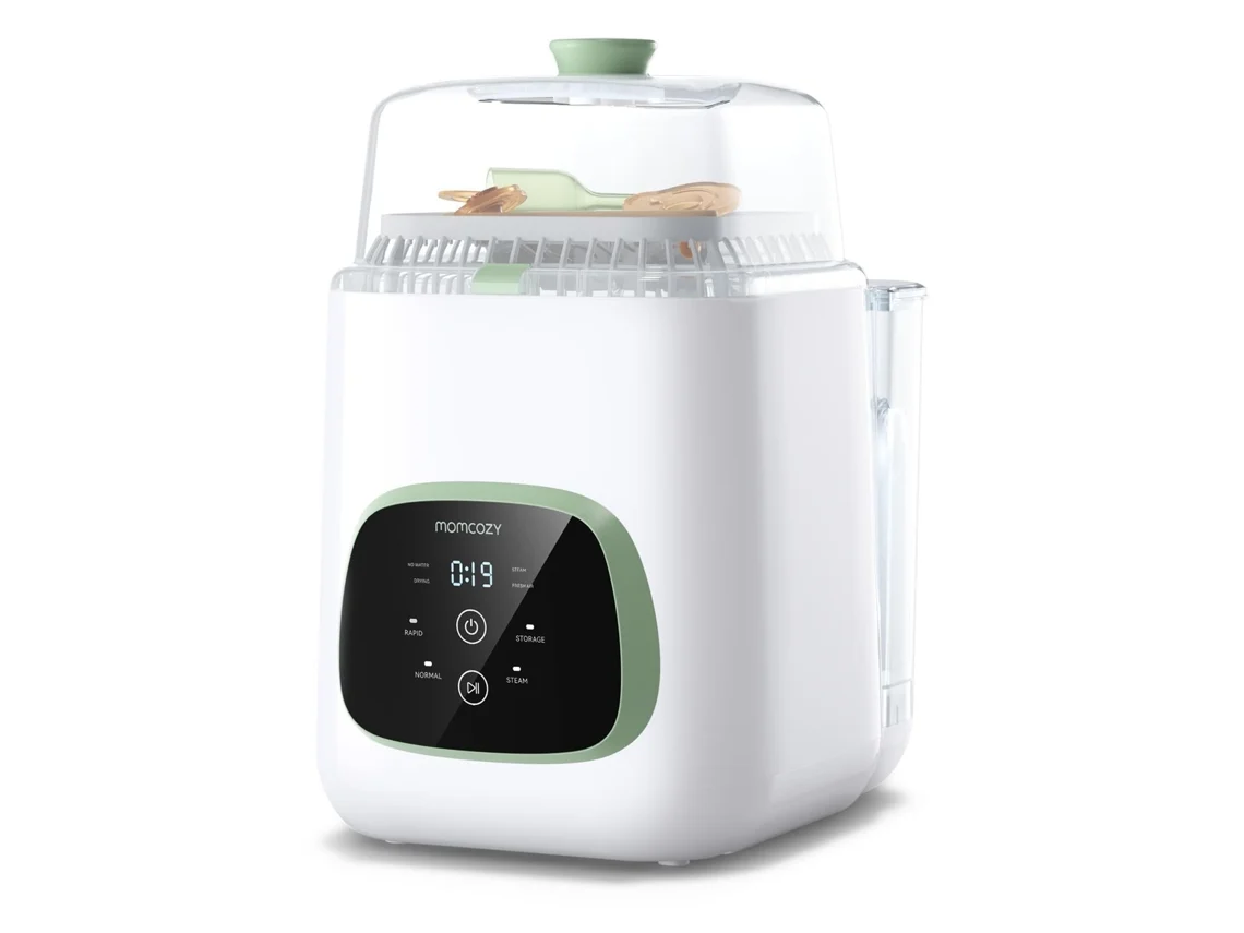 Limpiador De Biberones Momcozy Kleanpal Pro: Limpiador De Biberones Más Rápido Y De Alta Presión, Elimina El 99,9% De Los Gérmenes.