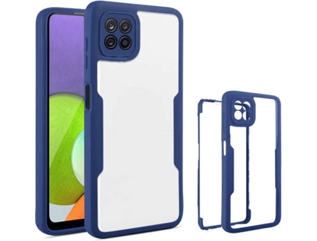 Funda Samsung Galaxy A22 5G PHONECARE Anti-Crash 360 Azul Oscuro