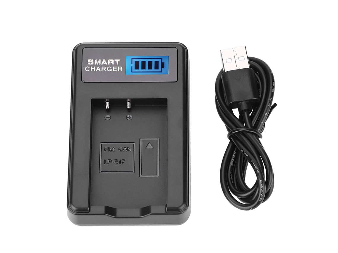 2026-cargador De Baterías Portátil Usb Para Lp-e17, Cargador De Baterías De Cámara Portátil