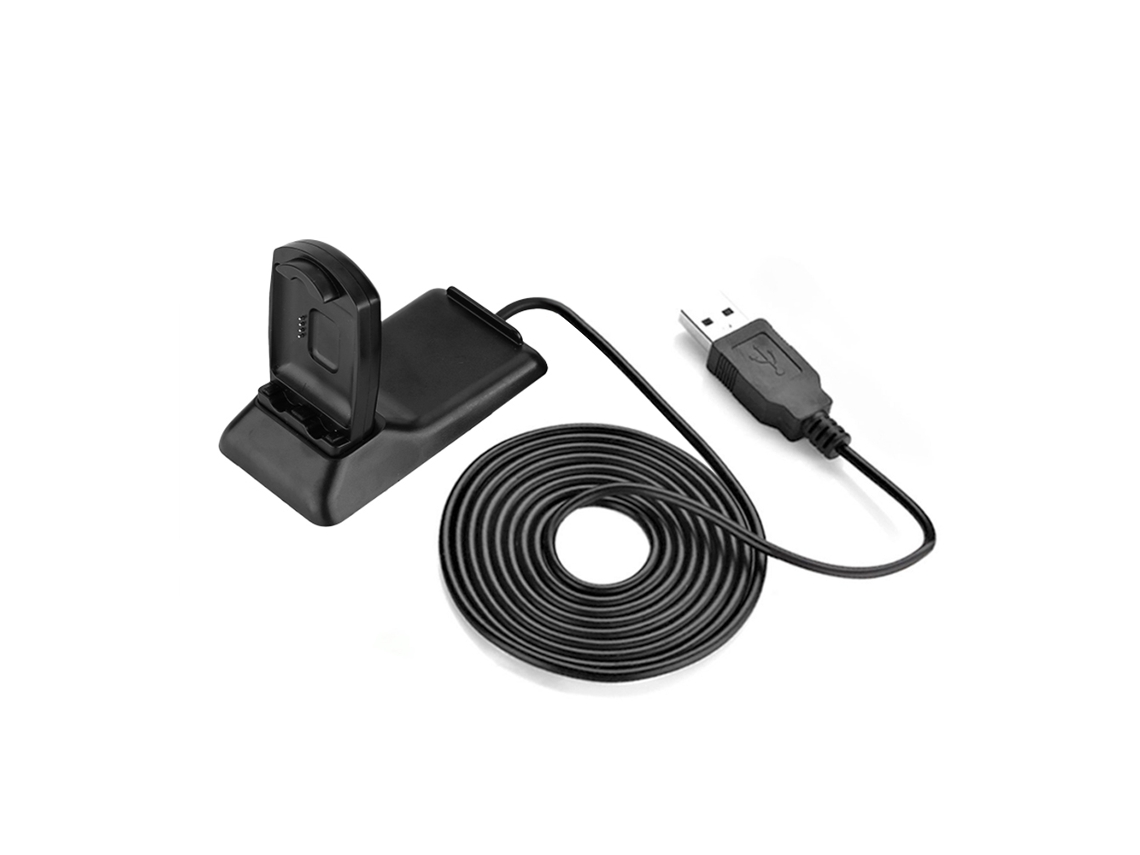 Base De Carga Con Cable De 4.9 Pies De Reemplazo Para Reloj Blaze Negro Base De Carga Para Fit-bit Blaze, Cargador Para Fit-bit Blaze, Base De Carga, Cuna De Carga, Porta De Carga, Estación De Carga