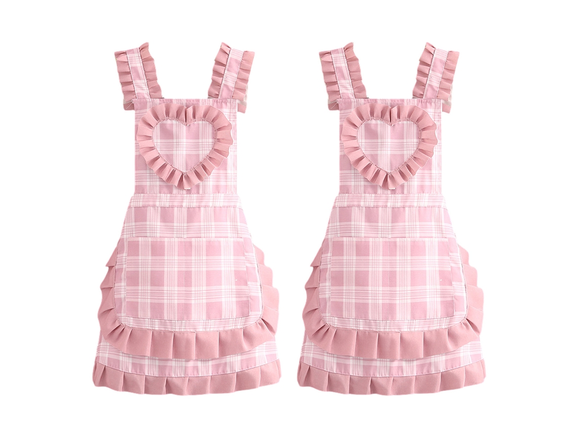 2 Delantales De Lona Estilo Coreano Para Cocina, Antiensuciamiento, Transpirables Y Resistentes, Ropa De Trabajo Para Adulto