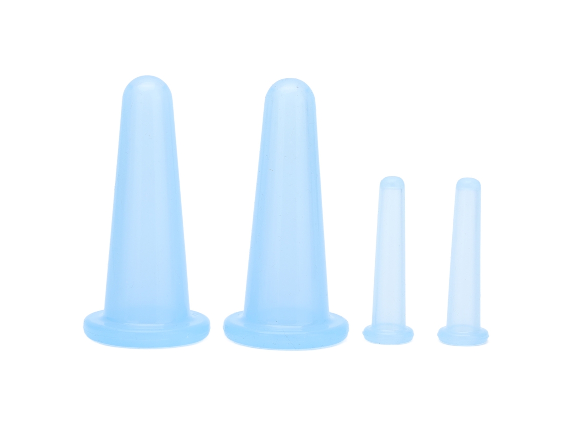 RNEMITERY Ventosas faciales de silicona para terapia facial y corporal. Ventosas de masaje con vacío para mejorar la circulación y relajar los músculos. Herrami