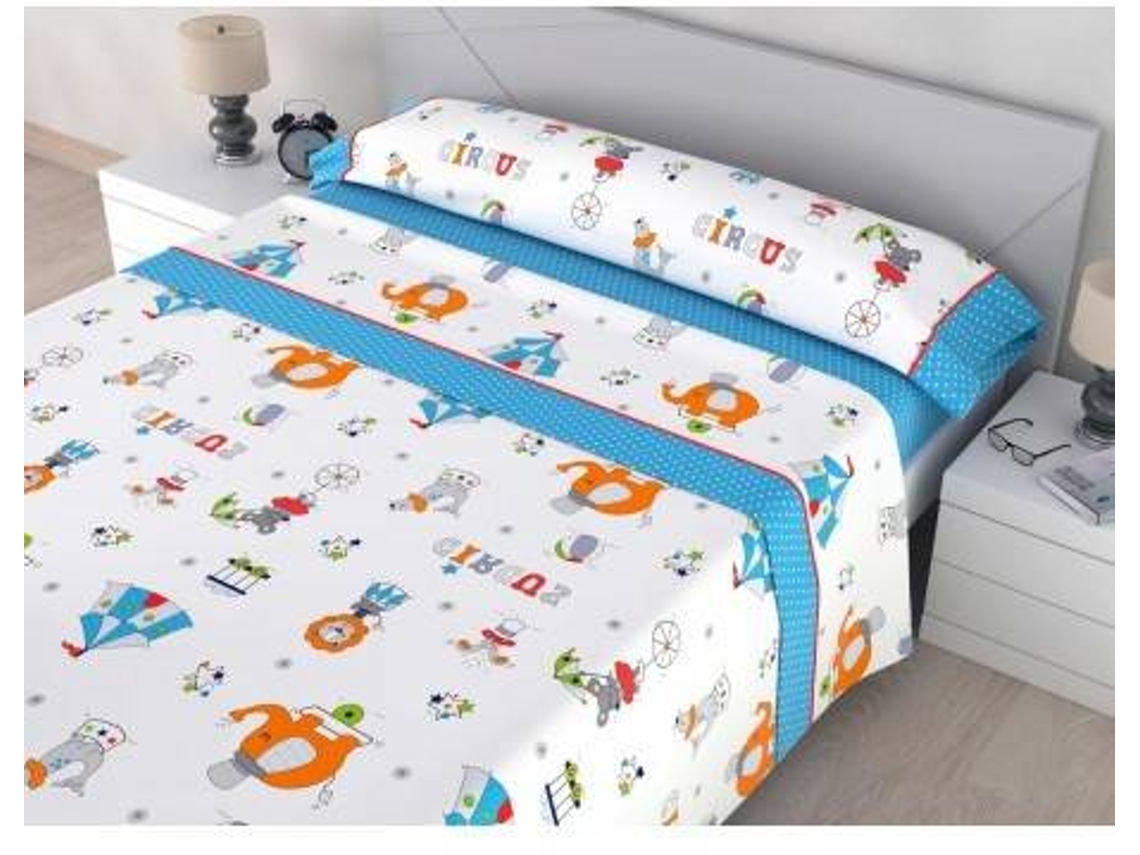 Juego de Sábanas Circus 54654 Azul 90 cm