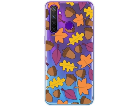 Carcasa Realme 5 Pro TUMUNDOSMARTPHONE Dibujos Transparente Multicolor