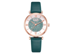 Reloj De Pulsera Unisex Informal De Cuarzo Con Correa Sencilla De Pu (verde)